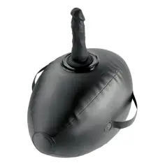 FETISH FANTASY SERIES - HINCHABLE BODY DOCK CON DILDO NEGRA 41.9 CM 2