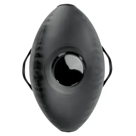 Hinchable Body Dock con Dildo Negra 41.9 cm - BDSM