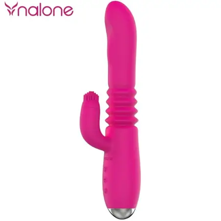Vibrador Up&down y Rabbit con Rotacion - Silicona | Nalone