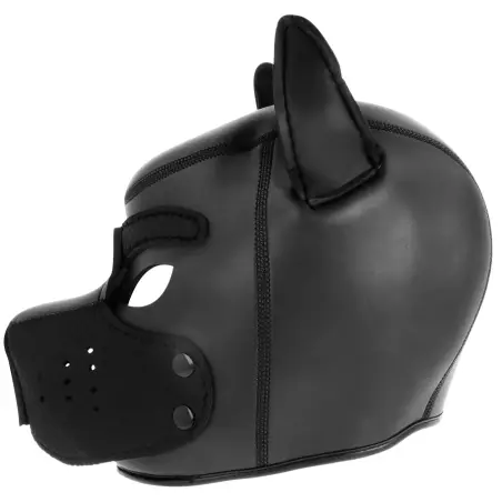 Máscara Perro de Neopreno con Hocico Extraíble M | Darkness