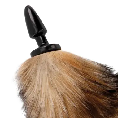 Cola Natural con Plug Anal Silicona 10 cm | Darkness