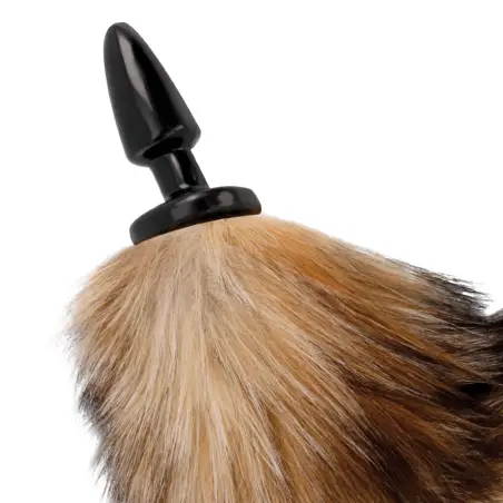 Cola Natural con Plug Anal Silicona 10 cm | Darkness