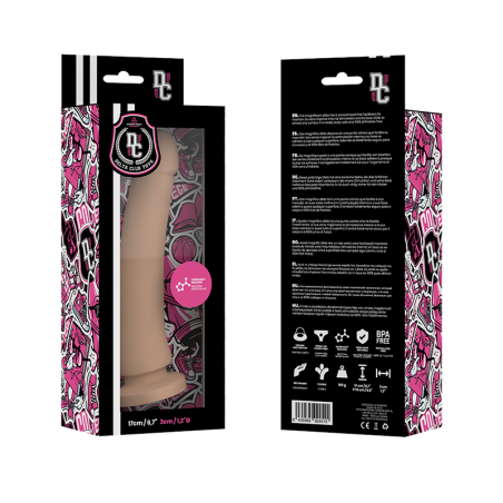 DELTA CLUB - DILDO REALISTA NATURAL SILICONA MEDICA 17 CM -O- 3 CM DELTACLUB