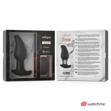 Watchme Control Remoto Plug Anal Vibrador con Rotación