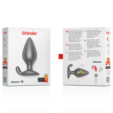 Rio Plug Anal Vibrador Negro - APP Gratuita | Oninder