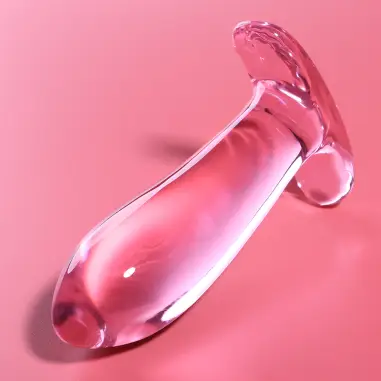 NEBULA SERIES BY IBIZA - MODELO 5 PLUG CRISTAL ROSA 12.5 CM -O- 3.5 CM