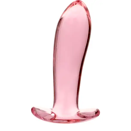 Modelo 5 Plug Cristal Rosa 12.5 cm Ø 3.5 cm - Juguete Anal