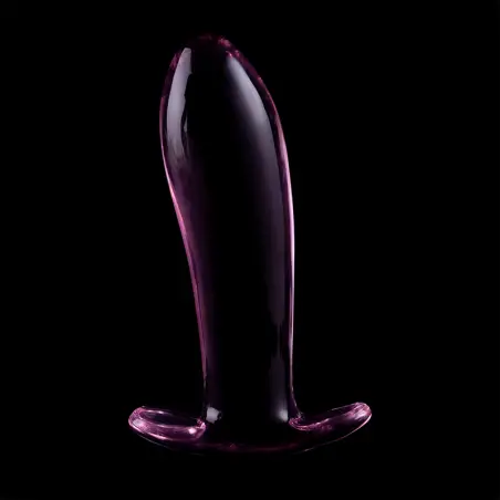 Modelo 5 Plug Cristal Rosa 12.5 cm Ø 3.5 cm - Juguete Anal