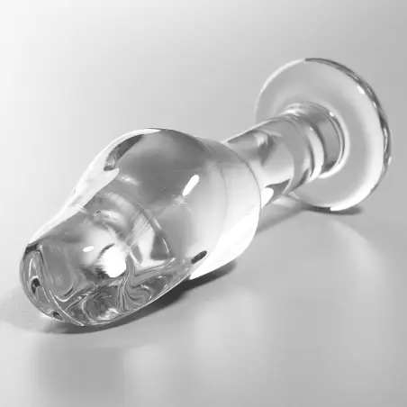 NEBULA SERIES BY IBIZA - MODELO 6 PLUG CRISTAL TRANSPARENTE 12.5 CM -O- 4 CM