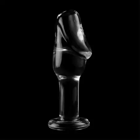 Modelo 6 Plug Cristal Transparente 12.5 cm Ø 4 cm