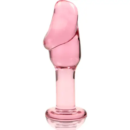 Modelo 6 Plug Cristal Rosa 12.5 cm Ø 4 cm - Juguete Anal