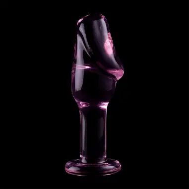 Modelo 6 Plug Cristal Rosa 12.5 cm Ø 4 cm - Juguete Anal