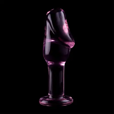 Modelo 6 Plug Cristal Rosa 12.5 cm Ø 4 cm - Juguete Anal
