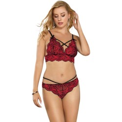 SUBBLIME - SET DOS PIEZAS TOP Y PANTIES ENCAJE L/XL SUBBLIME SETS