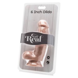 GET REAL - DILDO 12 CM CON TESTÍCULOS NATURAL GET REAL 2