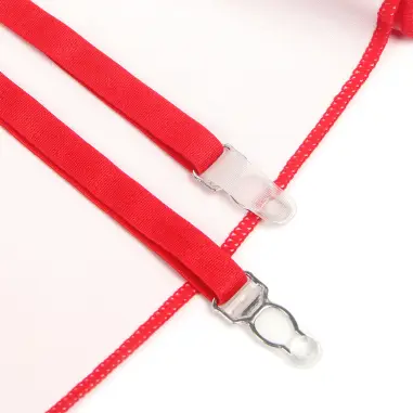 Vestido de Cuero con Cremallera y Encaje Rojo S/M | Subblime