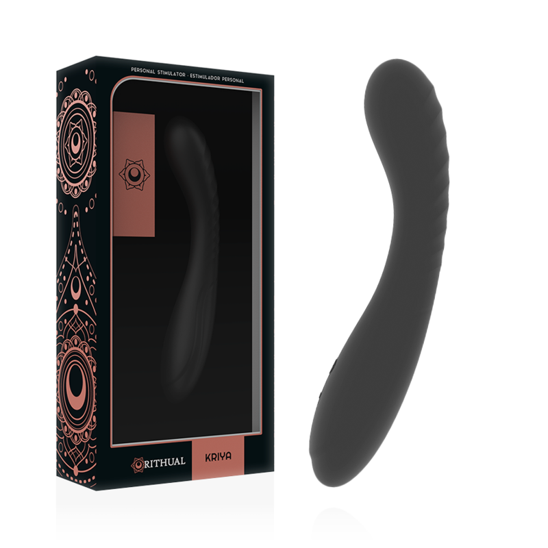 RITUAL KRIYA ESTIMULAODR PUNTO-G RECARGABLE NEGRO 