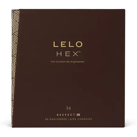 LELO - HEX PRESERVATIVO RESPECT XL 36 PACK