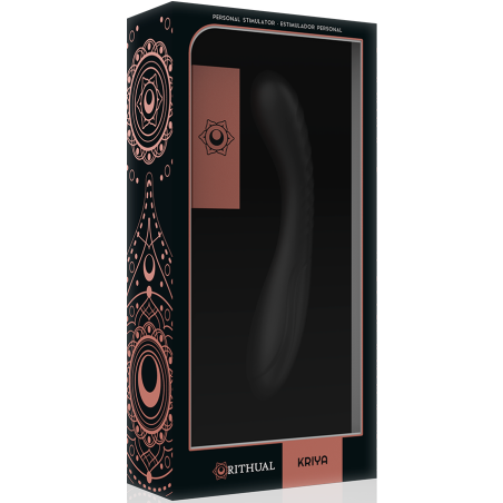 RITUAL KRIYA ESTIMULAODR PUNTO-G RECARGABLE NEGRO RITHUAL
