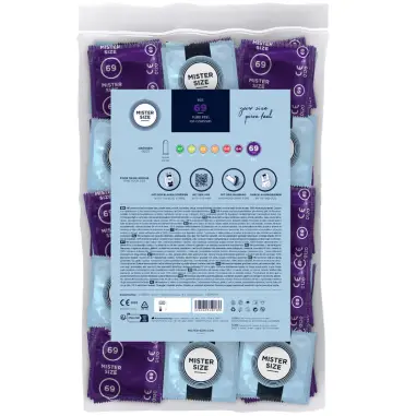 Preservativos Talla XXXL 69 mm (100 Unidades) | Mister Size
