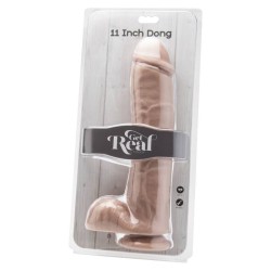 GET REAL - DILDO 28 CM CON TESTÍCULOS NATURAL GET REAL 2