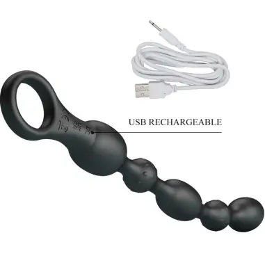 Van Bolas Anales 10 Vibraciones Recargable Silicona