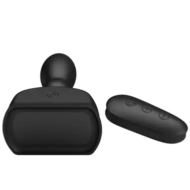 Plug Anal Hinchable Negro Control Remoto | MR Play