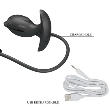 Plug Anal Delfin Inflable & Recargable | Pretty Love