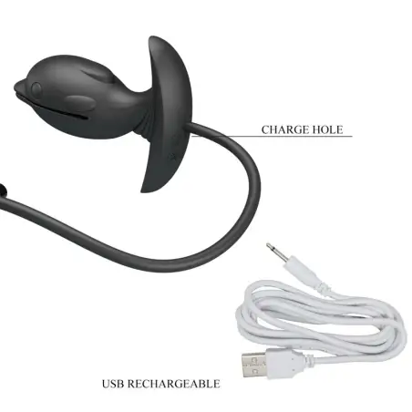 Plug Anal Delfin Inflable & Recargable | Pretty Love