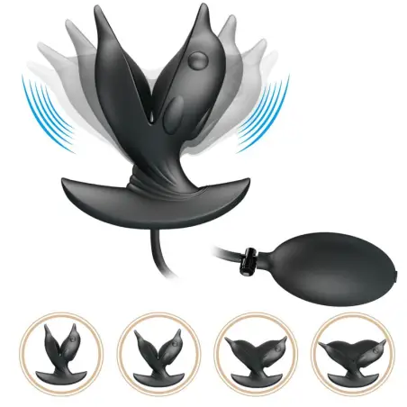 Plug Anal Delfin Inflable & Recargable | Pretty Love
