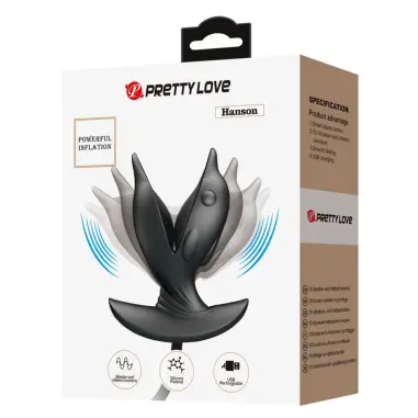 Plug Anal Delfin Inflable & Recargable | Pretty Love