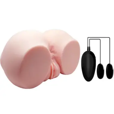 Vagina y Ano Realísticos con Vibración | Crazy Bull