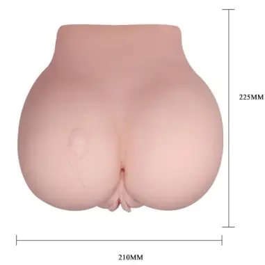 Vagina y Ano con Tatuaje Realísticos con Vibración