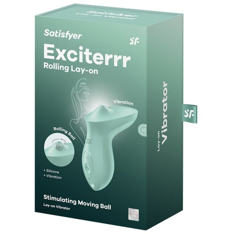 SATISFYER - EXCITERRR VIBRADOR LAY-ON CLÍTORIS MENTA 