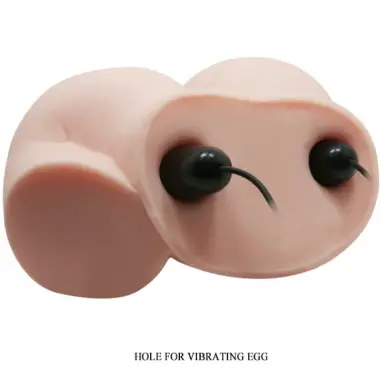 Trasero con Vagina y Ano Realísticos y Vibración