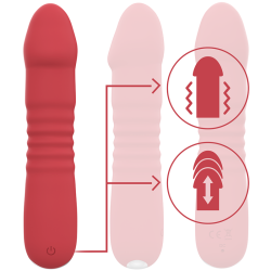INTENSE - JUNI UP & DOWN 10 VIBRACIONES ROJO INTENSE FUN 2