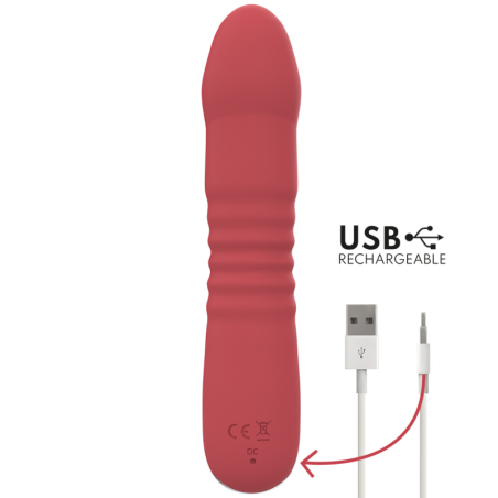 INTENSE - JUNI UP & DOWN 10 VIBRACIONES ROJO INTENSE FUN