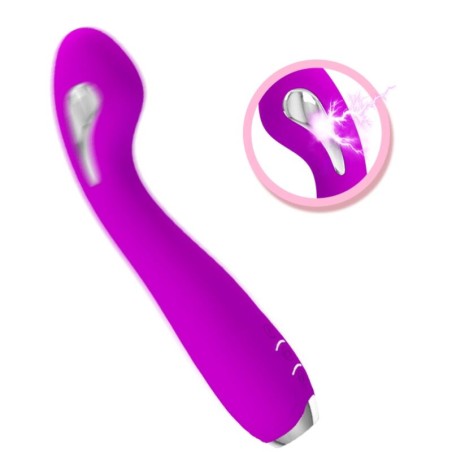 PRETTY LOVE - HECTOR VIBRADOR ELECTROSHOCK RECARGABLE & IMPERMEABLE MORADO PRETTY LOVE FLIRTATION