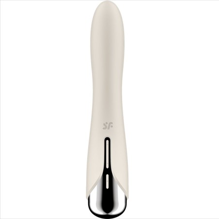 SATISFYER - SPINNING VIBE 1 VIBRADOR ROTADOR G-SPOT BEIGE SATISFYER VIBRATOR