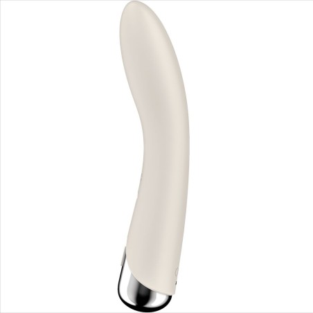 SATISFYER - SPINNING VIBE 1 VIBRADOR ROTADOR G-SPOT BEIGE SATISFYER VIBRATOR