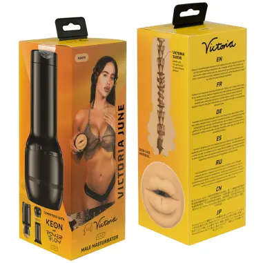 Feel Victoria June Boca - Masturbador Masculino | Kiiroo
