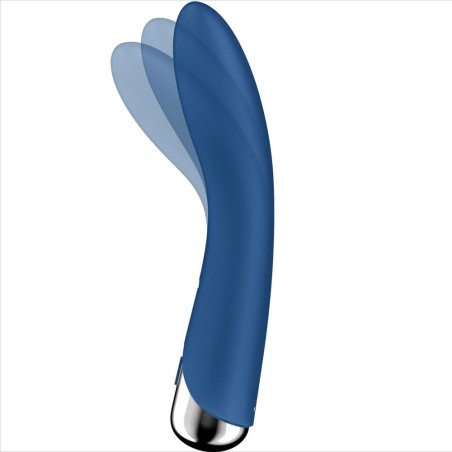 SATISFYER - SPINNING VIBE 1 VIBRADOR ROTADOR G-SPOT AZUL SATISFYER VIBRATOR