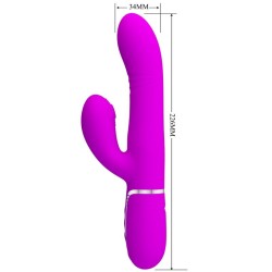 PRETTY LOVE - VIBRADOR PUNTO G MULTIFUNCIÓN FUCSIA PRETTY LOVE FLIRTATION 2