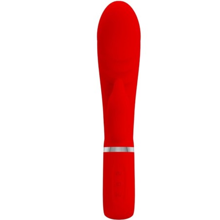 PRETTY LOVE - PRESCOTT VIBRADOR PUNTO G MULTIFUNCIÓN ROJO PRETTY LOVE FLIRTATION
