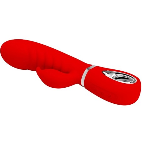 PRETTY LOVE - PRESCOTT VIBRADOR PUNTO G MULTIFUNCIÓN ROJO PRETTY LOVE FLIRTATION