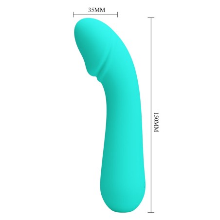 PRETTY LOVE - CETUS VIBRADOR RECARGABLE VERDE AGUA PRETTY LOVE SMART
