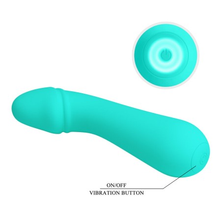 PRETTY LOVE - CETUS VIBRADOR RECARGABLE VERDE AGUA PRETTY LOVE SMART
