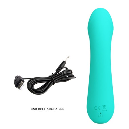 PRETTY LOVE - CETUS VIBRADOR RECARGABLE VERDE AGUA PRETTY LOVE SMART