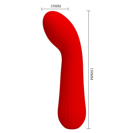 PRETTY LOVE - FAUN VIBRADOR RECARGABLE ROJO PRETTY LOVE SMART