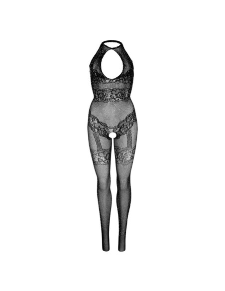 LEG AVENUE - BODYSTOCKING DE RED SIN COSTURAS TALLA ÚNICA - NEGRO LEG AVENUE BODYSTOCKINGS